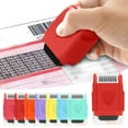 thumbnail image 3 of Identity Protection Roller Stamps, Durable Compact Anti Theft ID Roller Guard Stamp Ink Roller for Privacy Protection, ID Blockout and Mail Address Blocker, 1Pc, Multicolor(Blue,2.4x1.5"), 3 of 6
