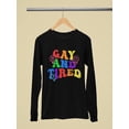 thumbnail image 3 of Colorful Lgbtq Pride Tee Long Sleeve Women's, 3 of 4