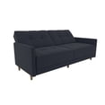 thumbnail image 5 of Home Square 2 Piece Coil Linen Convertible Sleeper Sofa Set in Navy Blue, 5 of 10