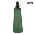 thumbnail image 4 of Soidarity Botella de agua recargable, plegable, Flexible, bolsa lavable, actividad exterior, correr, acampar, viajar, ciclismo, botellas Ropa Deportiva, Zapatos Verde 250ml, 4 of 6