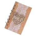 thumbnail image 1 of Libro de de la boda,Cuaderno rústico,Revistas boda,recuerdo de la ,casarse inmóvil,del favor del regalo,ideas de la boda yotijar Libro de visitas de la boda, 1 of 9