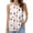 Red, Turquoise, Orange, Black, White, variant on Uaswgudfs Tank Tops for Women Crew Neck Loose Fit Casual Sleeveless Blouse with Print for Summer