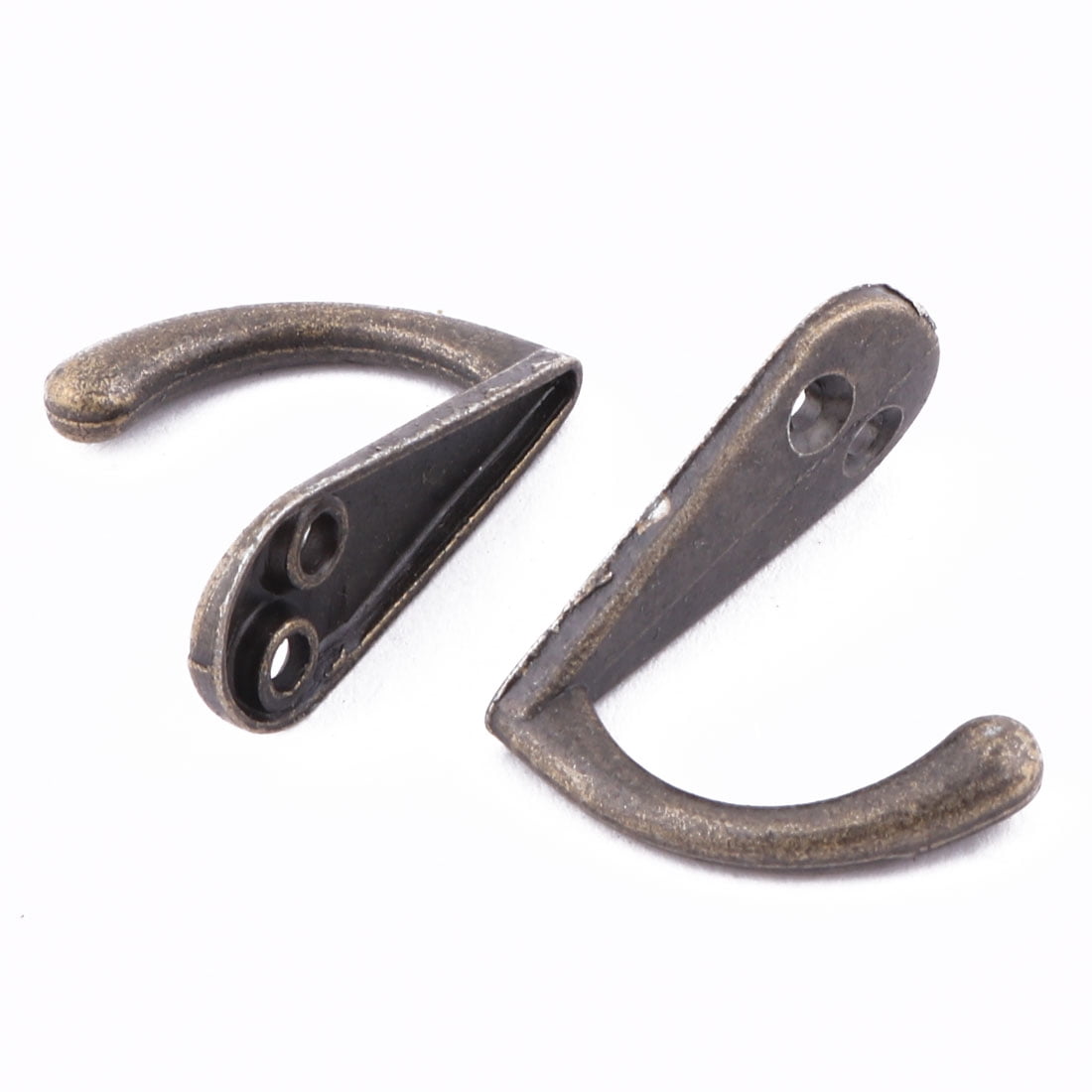 Home Vintage Style Wall Mounted Towel Scarf Bag Cap Hook Bronze Tone