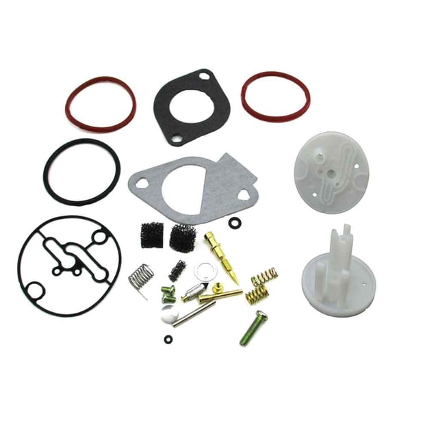 fastboy Bonrich Engine Carburetor Kit For Nikki Carb 796184 698787, a 25-piece rebuild kit for Briggs & Stratton 11HP-19HP engines. Includes gaskets, seals, springs, and other plastic and metal components for precise carburetor repair. Ideal for automotive replacement and specialty parts applications.