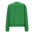 thumbnail image 6 of UQJfacai Bomber Jacket Women Textured Lightweight Zip Up Jackets Fashion Fall Coats Long Sleeve Causal Outerwear with Pockets, 6 of 6