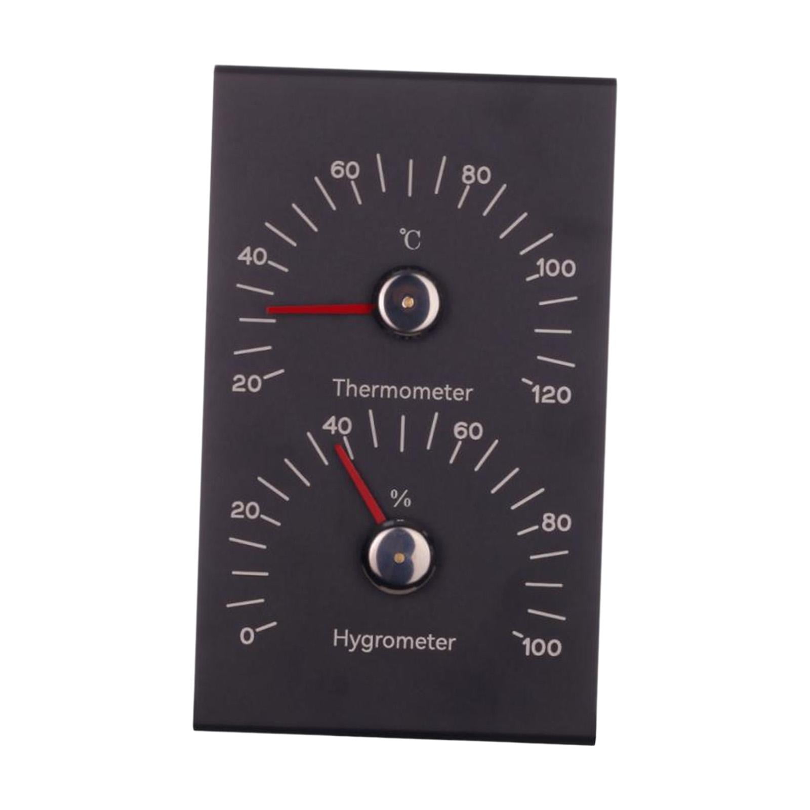 YWMJZEU Sauna Hygrometer 2 in 1 Simple to Use Monitor Gauge Multifunction Humidity Gauge