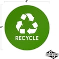 thumbnail image 2 of Sutter Signs Recycle & Trash Garbage Sticker Set for Offices, Businesses, & Events (2 stickers of each), 2 of 5