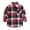 Orange, variant on Red Long Sleeve Shirt Boys Boys Dress Shirt Boys' Long Sleeve Plaid Flannel Button Up Shirt Toddler Boys Girls Cotton Shirts Grey 8-9 Years