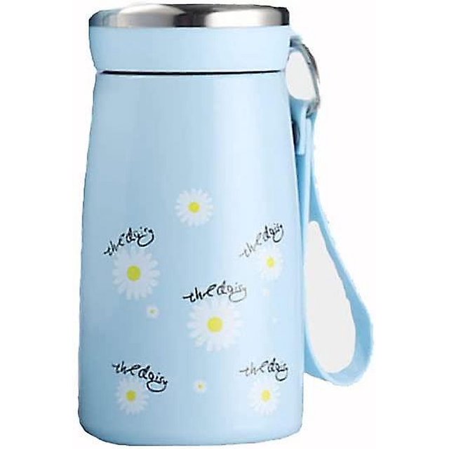 Taza de agua creativa Daisy Fresh, taza termo portátil (rosa)
