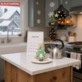 thumbnail image 6 of Metal Hanging Christmas Tree-Shaped Wind Decorations - Festive Garden Spinners with Lit Houses Decorated Tree & Wreath Design, 6 of 7