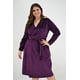 thumbnail image 1 of Vestido Envolvente Roman Fashion Talla Extra 1210 Morado Violeta Oscuro 42, 1 of 7