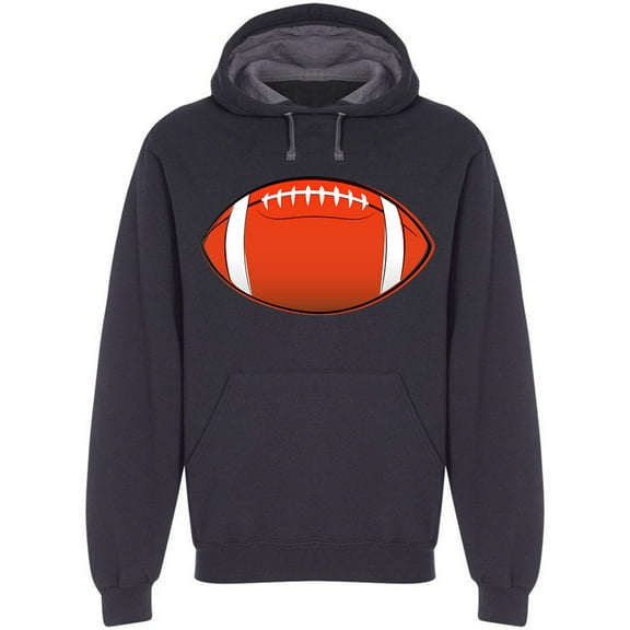 Football Graphic Hoodie Men -Image by Shutterstock, Male x-Large