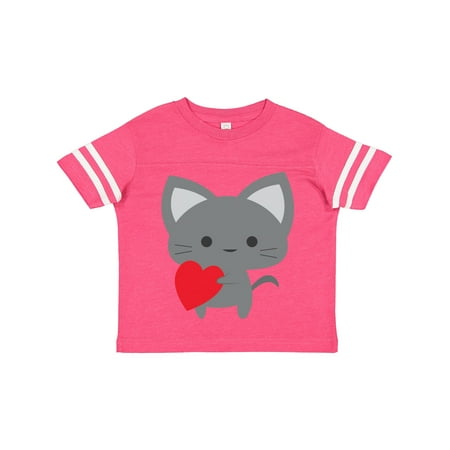 

Inktastic Heart Cat Gift Toddler Boy or Toddler Girl T-Shirt