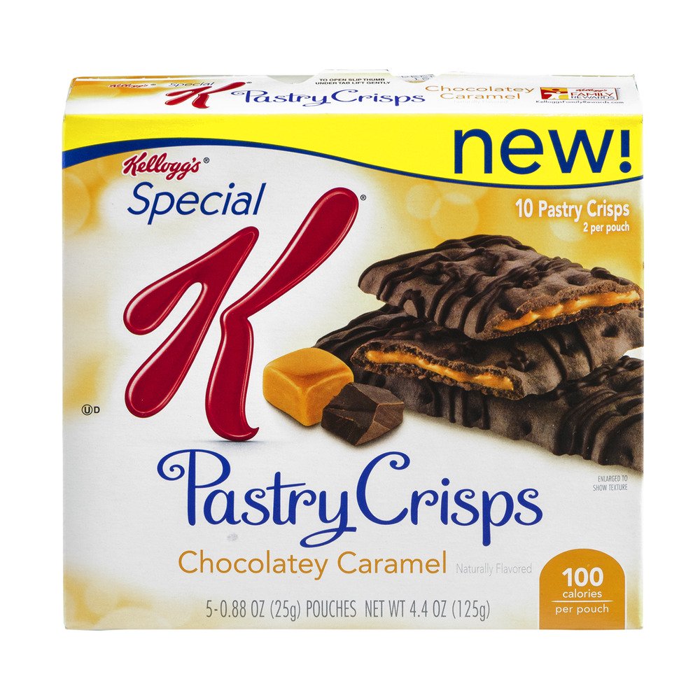 Kellogg's Special K Pastry Crisps Chocolatey Caramel 5 CT Walmart