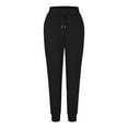 thumbnail image 3 of Sweatpants for Women 2025 Elastic Waist Drawstring Straight Leg Joggers with Pockets Casual Trousers Sweats, 3 of 6