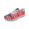 thumbnail image 4 of Chririnla American Flag Women Running Shoes, Lace Up Anti-Slip Athletic Sneaker for Travel Gym, 4 of 11