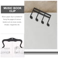 thumbnail image 3 of SOPOTUTU 2Pcs Multi Page View Sheet Music Holder Black Metal For Sheet Music, 3 of 7