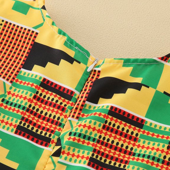 Aayomet Formal Dresses For Girls Princess Girls Dress for Wedding Birthday Party with Train,Gold 3-4 Years