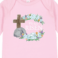 thumbnail image 4 of Inktastic Easter He Has Risen with Cross and Flowers Boys or Girls Long Sleeve Baby Bodysuit, 4 of 5
