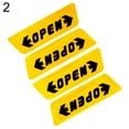 thumbnail image 5 of Walbest 4 Pack Car Door Open Sticker Reflective Tape Safety Warning Sign Universal Auto Decal Decoration, 5 of 6