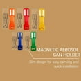thumbnail image 4 of 2Pcs Magnetic Aerosol Can Holder, Bottle Holder with Double-Sided Powerful Magnet, 3D Magnetic Toolbox Bottle Holders for Garage Workshop, Cans Organizer for Tidying up Tools, 4 of 4