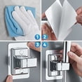 thumbnail image 4 of Shower Head Holder, 360° Adjustable Angle Shower Bracket, Solid ABS Shower Holder, No Drilling, Universal Wall Mount, Plastic, 4 of 4