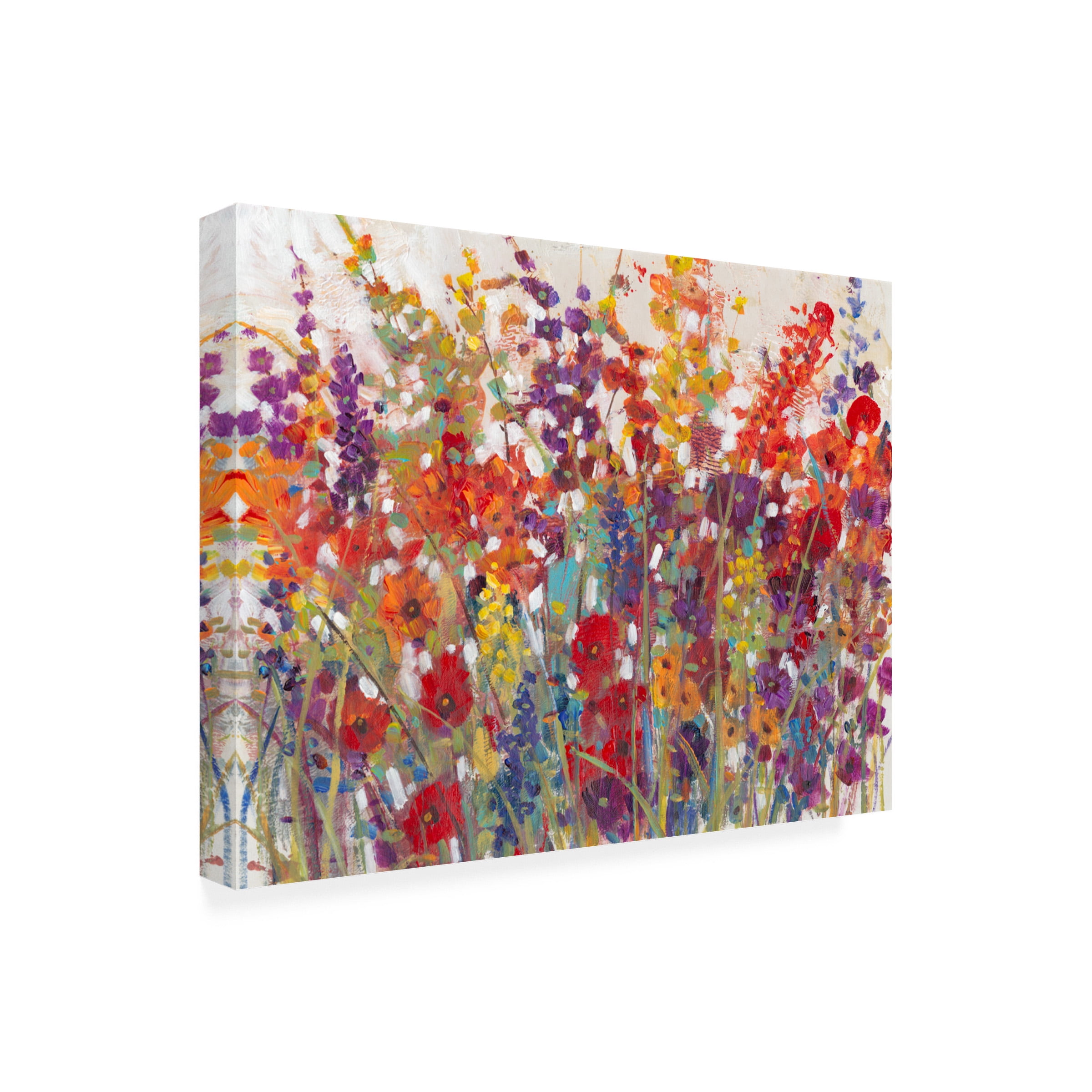 Trademark Fine Art Tim OToole Variety Of Flowers Ii Canvas Wall Art - 18x24