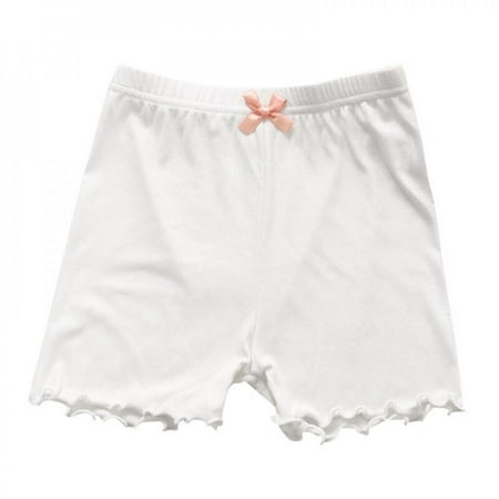 

Shorts Children s Pants kids Underwear Toddler Girls Stretchy Safety Legging Panties White XXL