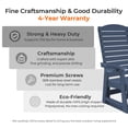 thumbnail image 6 of Innovaze HIPS Patio Glider for One Person with Cup Holders,All-Weather Resistant, Heavy Duty700 LBS ,Navy Blue, 6 of 8