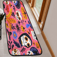 thumbnail image 6 of CURLYOOT Halloween Runner Rug 2'x6' Washable Kitchen Runner Rug Indoor Non Slip Laundry Rugs Sugar Skull Floor Carpet for Hallway Kitchen Entryway Bedroom Living Room, 6 of 9