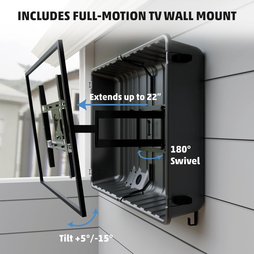 Storm Shell Classic Outdoor TV Enclosure 65"