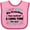 Pink and Fuchsia, variant on Inktastic My Grandma Has Waited a Long Time for Me Boys or Girls Baby Bib