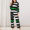 thumbnail image 2 of Sikiie American Flag Print Pajamas for Women Set, Womens Pajama Sets, Lounge Sets for Women, 2pjs for Women-Medium, 2 of 7