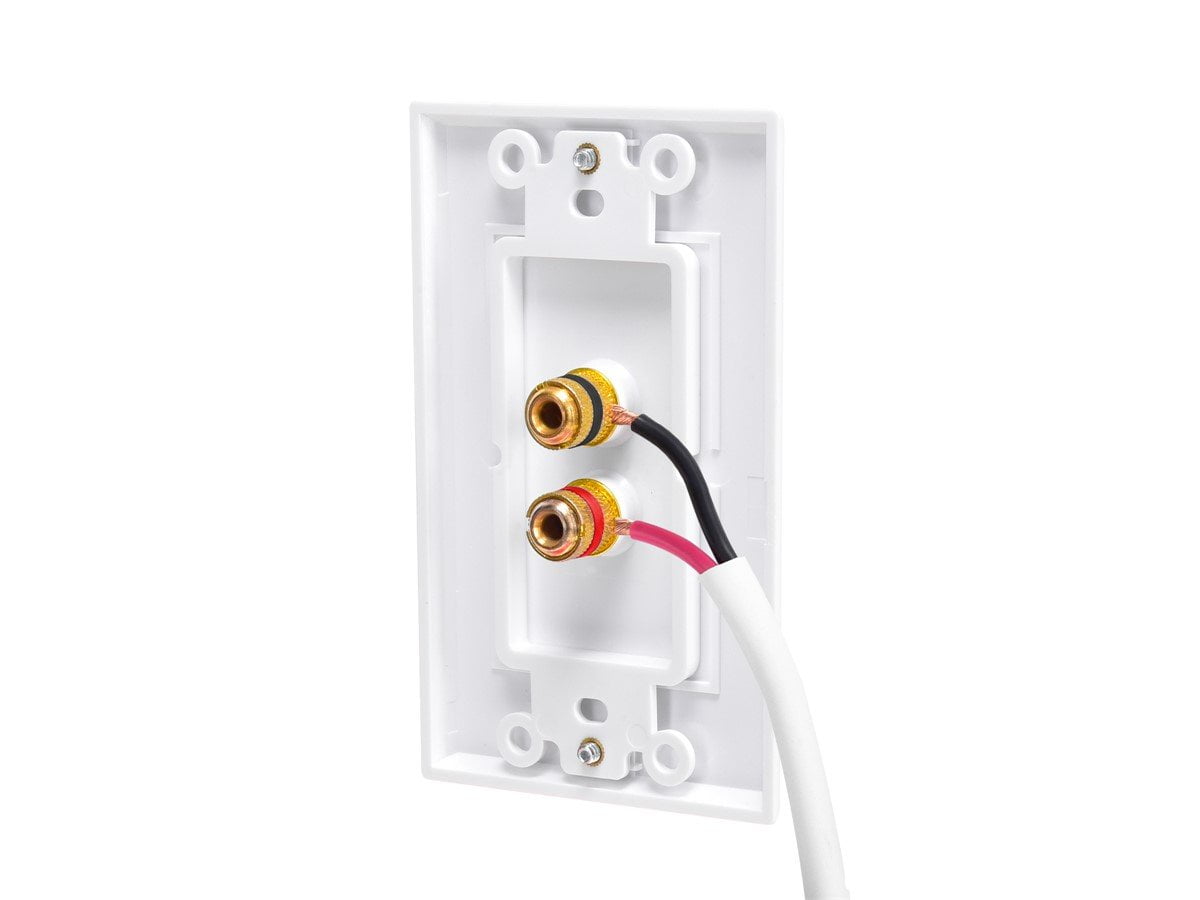 Monoprice Speaker Wire, CL3 Rated, 2-Conductor, 12AWG, 250ft, White