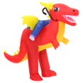 thumbnail image 4 of Disfraz inflable de pterosaurio para montar, confeccionado en poliéster versátil. Tamaño para niños, 4 of 9