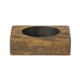 thumbnail image 2 of Luxury Living Furniture  Traditional Cheese Mold Candle Holder, Solid Wood 1 Hole, 2 of 2