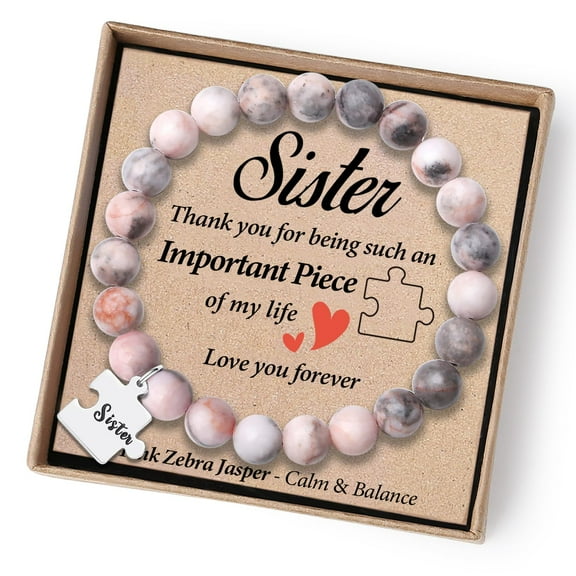 Mothers Day Sister Gifts for Sisters Gifts from Sister Birthday Gifts Ideas Cool Big Sister Little Sister Gifts from Brother Best Sister Ever Bracelet Christmas Stocking Stuffers Valentines