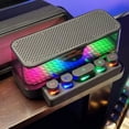 thumbnail image 3 of Methold ABS conexión Bluetooth estable altavoz subwoofer mini teclado colorido equipado luz automática Cables de audio/vídeo, 3 of 6