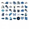 thumbnail image 6 of 35pcs-50pcs Blue Stickers Stationery Stickers Nature Animal Stickers Cool Decals for Laptops Suitcase Phone, 6 of 8