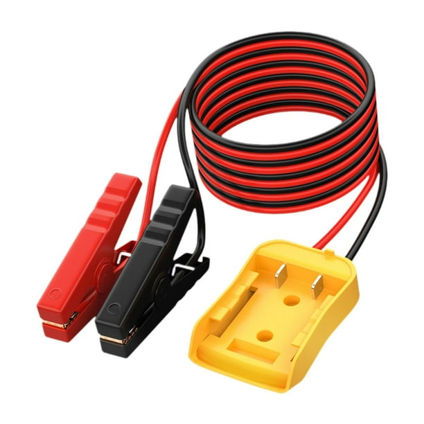 Cable de arranque para coche de 1,8 m, calibre 12 AWG, 100 A, abrazadera multifuncional, accesorio seguro Estilo B
