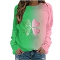 thumbnail image 2 of Amzcrzy Chandails pour Femmes Chandails à Manches Longues pour Femmes Chandail Imprimé à Col Rond à Manches Longues pour Femme Chandail de la Saint-Patrick pour Femme Chandails pour Femmes Chandails et Chandails à Capuchon pour Femmes TG, 2 of 4