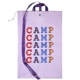 thumbnail image 3 of MeMoi Camp Camp Camp Laundry Wash Bag with Shoulder Strap, One Size, Lilac, 3 of 6