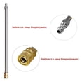thumbnail image 2 of Pack of 2 High Pressure Washer Extension, Cleaning Tools Replacement Lance for High Pressure Washer, Gun, Cleaning Machine with 1/4 Quick Connection, 2 of 5