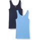thumbnail image 1 of Pack de 2 camisetas sin mangas ajustadas para mujer2-Pack Navy/BlueX-Small esquí esquí Gafas de esquí, 1 of 5