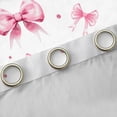 thumbnail image 4 of Homewish Kawaii Pink Ribbon Black Out Curtains for Kids, Princess Bow-tie Bow Curtains Pack of 2 (42x63 Each), Glitter Chic Diamond Bedroom Curtains, Curtains and Drapes Home Decor, 4 of 6