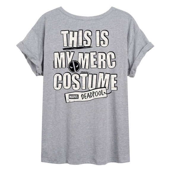 Marvel - Deadpool Merc Costume - Women's Oversized Graphic T-Shirt