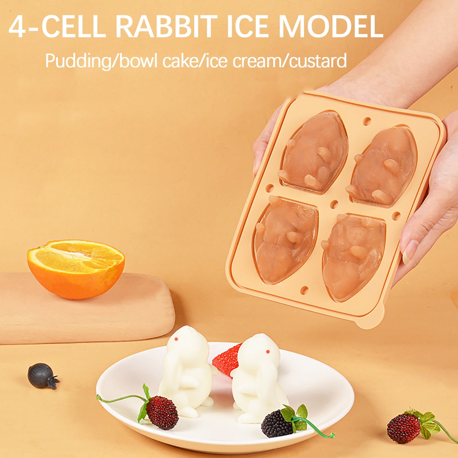 KI-8jcuD Custom Ice Cube Molds 6 Even 2 Different Sizes Of Rabbit
