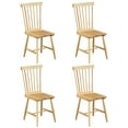 thumbnail image 1 of Gymax Windsor Dining Chair Set, Natural (Set of 4), 1 of 10