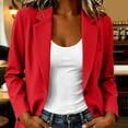 thumbnail image 5 of DYTTDG Women's Open Front Blazer Jacket | Long Sleeve Notch Lapel Loose Casual Workwear Outerwear, Lightweight Blazer, 5 of 7