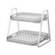 thumbnail image 1 of Escurridor de tazas de agua, organizador de almacenamiento de cocina de 2 niveles, escurridor de tazas de agua, contenedor de almacenamiento de organi , M Gris perfecl Tendedero, 1 of 8